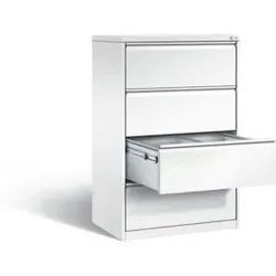C+P Hängeregistraturschrank Acurado, H1357xB787xT590mm, Front Verkehrsweiß, Korpus Verkehrsweiß (12934-312)