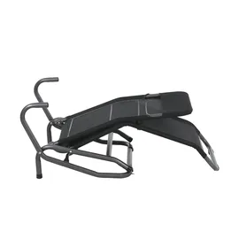 Siena Garden Bito Kippliege 139 x 72 x 118 cm schwarz