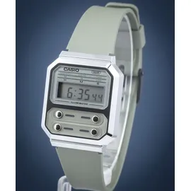 Casio A100wef Uhr Green / Green / Mineral One Size