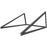 Schwaiger Solarmodulhalterung für 1 Panel Aluminium schwarz