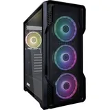 XMX Casual Gamer PC II Gaming-PC (Intel Core i7 12700KF, Radeon RX 6600, 512 GB SSD, Wasserkühlung) schwarz