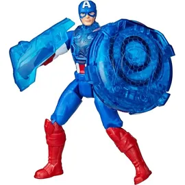 Marvel Avengers Epic World of Action Captain America Bike mit Schild-Abschuss, Figur & Spielzeug-Motorrad