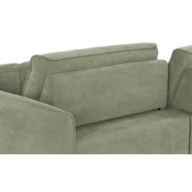 Lounge Collection Eckcouch Flachgewebe 2-Sitzer Grün