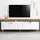 Okwish TV-Lowboard 170x35x47,5 cm Weiß Metall/MDF/Holzwerkstoff