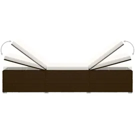 vidaXL Sonnenliege 200 x 67 x 42 cm Braun