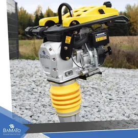 BAMATO Vibrationsstampfer V-90G mit Fahrwerk