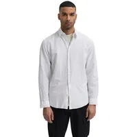 Selected Slim New Linen Langarmhemd - White - XL