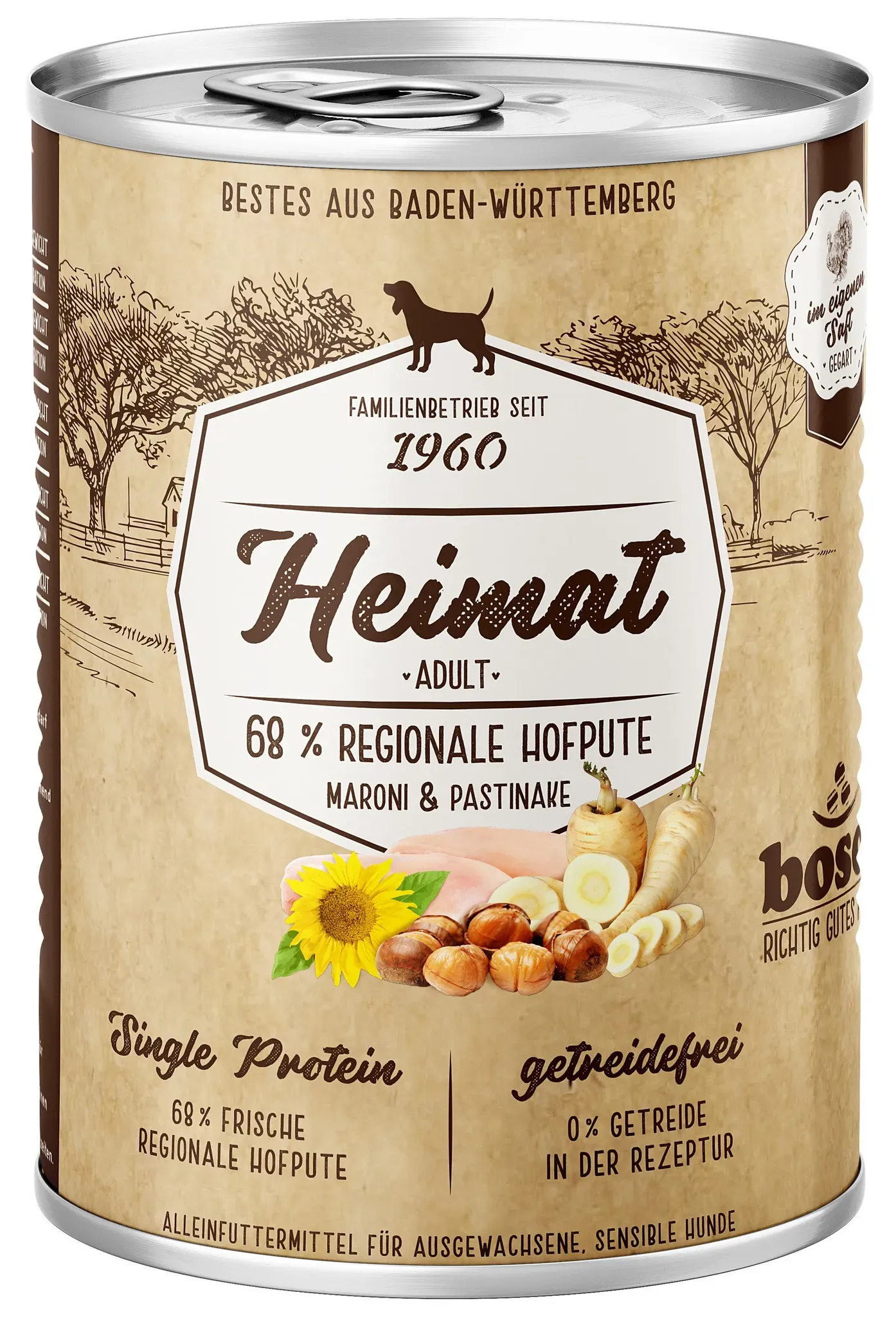 Bosch Heimat Hundefutter Adult Regionale Hofpute