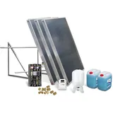 Solar-Paket Brauchwasser 3x AMP 2.0 Flachkollektor 6,03 qm Flachdachmontage