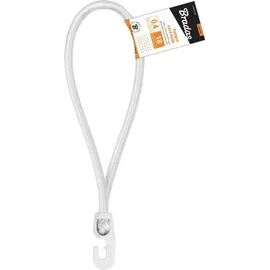 Bradas Spanngummi mit Haken in Weiß 25 cm