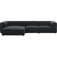 W.Schillig Ecksofa »around-the-block«, mit eleganter Biese, mit Federkern, Breite 341 cm