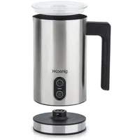 HKoenig Elektro Milchaufschäumer Edelstahl Milchschäumer elektrisch Milchschaum