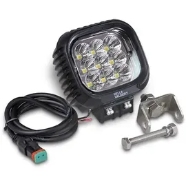 Hella 1GA 357 109-012 LED-Arbeitsscheinwerfer Valuefit S3000, 12/24/48V 3400lm geschraubt -hängend/stehend - weitreichende Ausleuchtung - Kabel: 800mm, Stecker: DEUTSCH Stecker- Menge: 1, 4er Packung