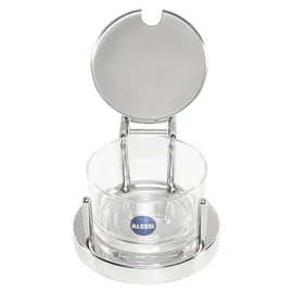Alessi Käsedose rund silber 4,5 x 12 x 4,5 cm 0,2 l