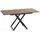 WFL GROUP Axen Braun Walnuss 120-160 x 80 x 38-75 cm
