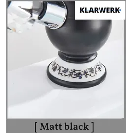 klarwerk Adrian Waschtischarmatur Schwarz