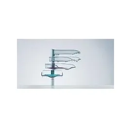 Novus Briefablage-Schwenkflügler CopySwinger lichtgrau, 4 Fächer