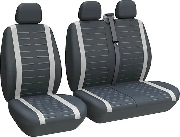 Alpicool Y37716 Auto-Sitzauflagen-Set, Grau