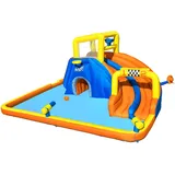 BESTWAY H2OGO! Mega Wasserpark Super Speedway mit Dauergebläse 551 x 502 x 265 cm