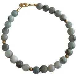Gemshine Armband Aquamarin Armbänder & Armreife   Hellbraun Damen 