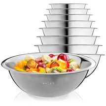 Kadax Rührschüssel Edelstahl Silber 20 cm