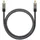goobay Toslink-Kabel Toslink Stecker auf Toslink Stecker 2 m Schwarz/Silber