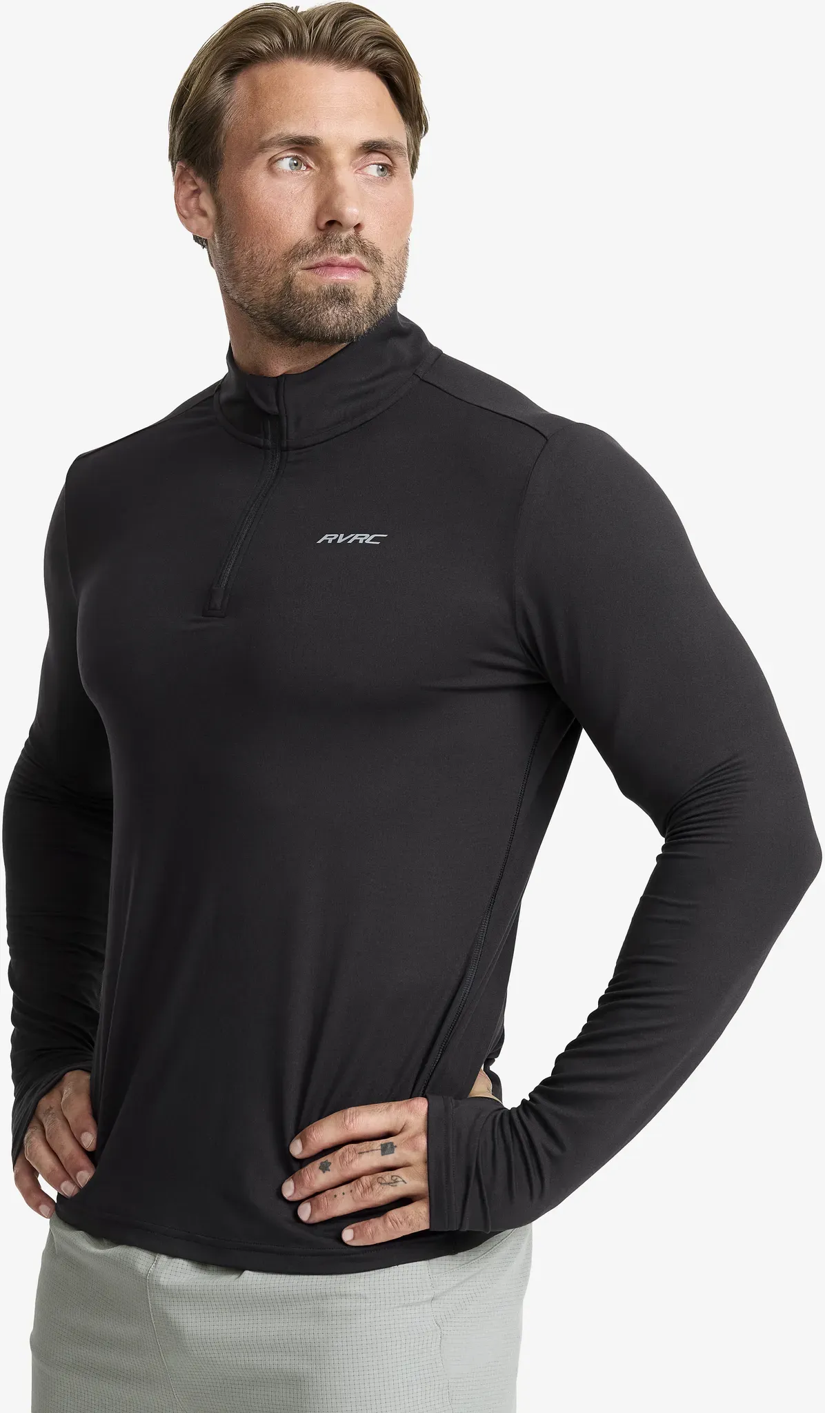 Impulse Half-zip Top Herren Black, Größe:3XL - Herren > Oberteile > Long-sleeve-shirts - Schwarz