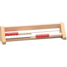 Wissner 80200.3 aktiv lernen - 20 er Rechenrahmen rot/weiss - RE-Wood