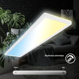 Briloner LED Panel 36W rechteckig weiß