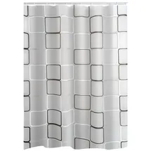 RIDDER Duschvorhang Modern Retro 180 x 200 cm grau