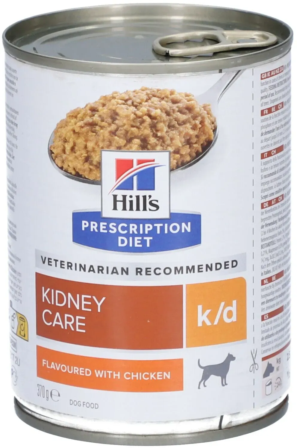 Prescription DietTM k/dTM Canine with Chicken 370 g Aliment