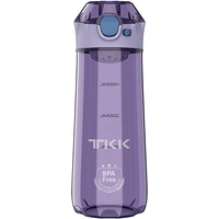 TITIROBA TKK 1008 Kinderflasche 500ml auslaufsicher, Tritan BPA-Frei einhändig bedienbare mit Sieb Trinkflasche Lila