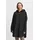 Fransa FRLUNA Damen Windbreaker Übergangsjacke Regenjacke mit Kapuze Reißverschluss Taschen reflektierende Elemente oversize, Größe:S/M, Farbe:Black (200113) - S-M