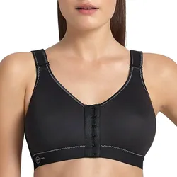 Sport-BH Frontline Frontöffnung SCHWARZ 95C