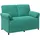 vidaXL Sofa Türkis 138 x 83 x 95 cm Samt