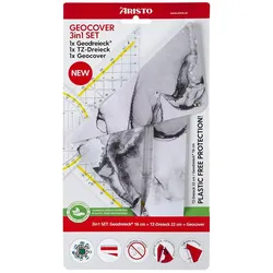 ARISTO Geocover 3 in 1 white grey mit Geo-undTZ-Dreieck