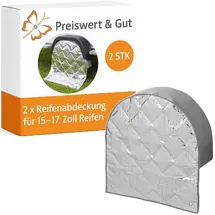 Preiswert & Gut 2x Radabdeckung Wohnmobil, Reifenabdeckung für 15-17 Zoll - Reifenschutzhülle