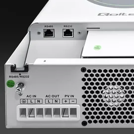Qoltec Hybrid Off-Grid Solar Wechselrichter 3500W 24V MPPT BMS WLAN
