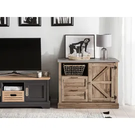 Beliani Sideboard TORONTO Hellbraun