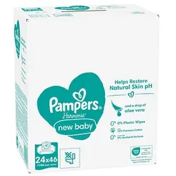 Pampers® Feuchttücher new baby HarmonieTM 1-lagig weiß, 1.104 St.