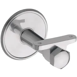Handlaufträger klassisch winkelig - Aluminium poliert