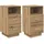 vidaXL Nachtschrank 2 Stk. 36 x 36 x 68 cm Braun
