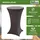 Trutzholm 10x Stehtischhusse Stretch 70 cm anthrazit Tischdecke Husse Bistrotisch Partytisch