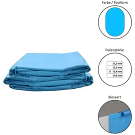 Waterman Poolfolie blau 610x375x120 cm