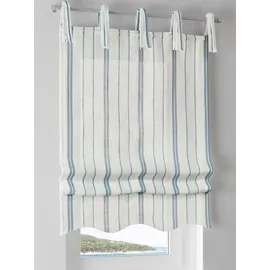 Heine Raffrollo 140 x 80 cm beige/blau