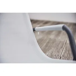 Siena Garden Aliano Schaukelliege 143 x 57 x 84 cm Anthrazit matt/Hellgrau