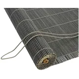 vidaXL Bambusrollo 160 x 160 cm Bambus/Grau