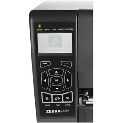 Zebra ZT230, 12 Punkte/mm (300dpi), Display, ZPLII, USB, RS232, ZT23043-T0E000FZ