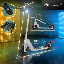 Kesser E-Scooter grau