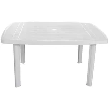 PROGARDEN Ipae-progarden Tisch Modular Oval 101 x 68 x 72 cm Weiß